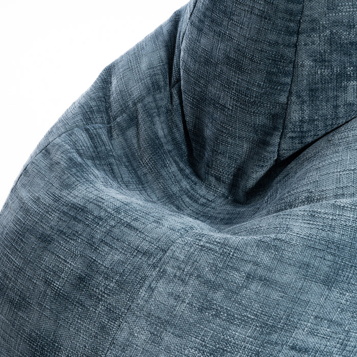 Pouf Poltrona Sacco Grande BAG L Avalon in tessuto Antimacchia Cannet per interno dim. 80 x 125 cm