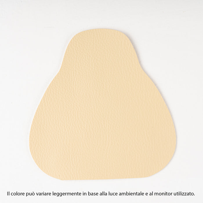 Avalon Rigid Cylinder Pouf Table in Mamba Trendy Faux Leather, Class 1-IM, Fire Retardant, for Indoor and Outdoor Use. Dimensions: Ø45 cm X H40 cm