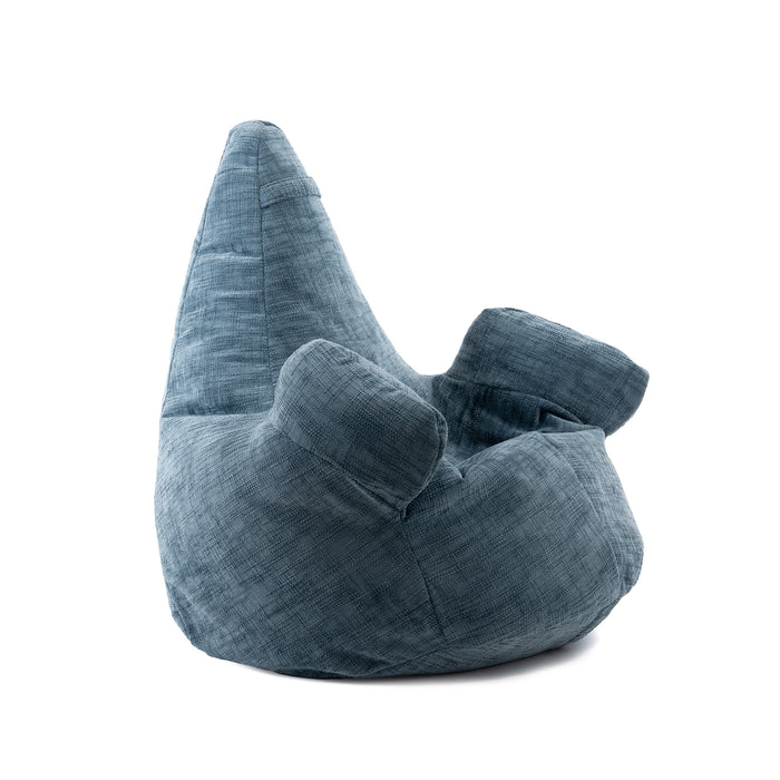 Pouf Poltrona Sacco Grande Ploof Avalon in tessuto Antimacchia Cannet per interno dim. Ø85 x H90 cm