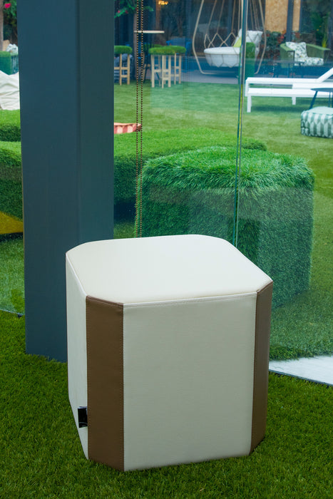Set Pouf Rigidi Geometrici Casa del Grande Fratello Edizione 2024 - varie dimensioni e colori