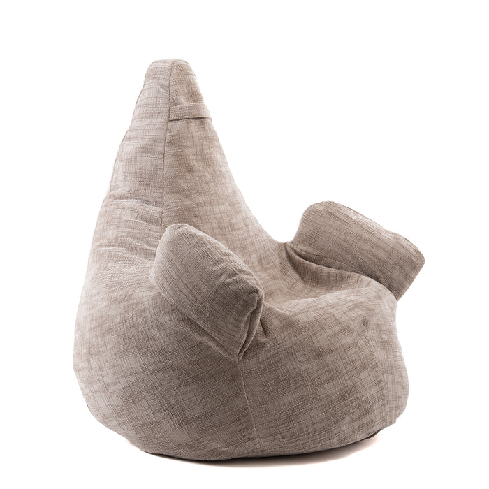 Pouf Poltrona Sacco Grande Ploof Avalon in tessuto Antimacchia Cannet per interno dim. Ø85 x H90 cm