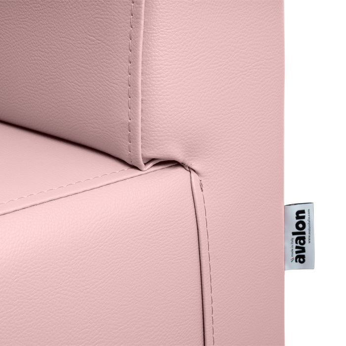 Panda 2-seater bar sofa in Mamba imitation leather