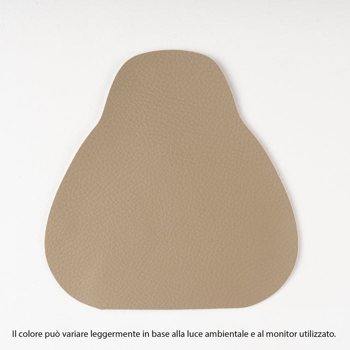 Avalon Rigid Cylinder Pouf Table in Mamba Trendy Faux Leather, Class 1-IM, Fire Retardant, for Indoor and Outdoor Use. Dimensions: Ø45 cm X H40 cm
