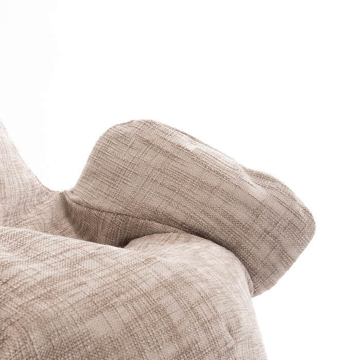 Pouf Poltrona Sacco Grande Ploof Avalon in tessuto Antimacchia Cannet per interno dim. Ø85 x H90 cm