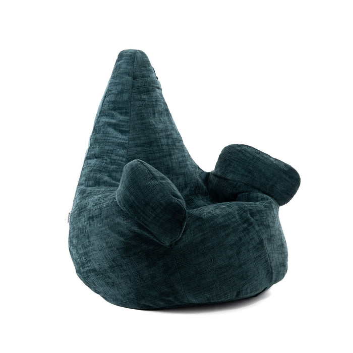 Pouf Poltrona Sacco Grande Ploof Avalon in tessuto Antimacchia Cannet per interno dim. Ø85 x H90 cm