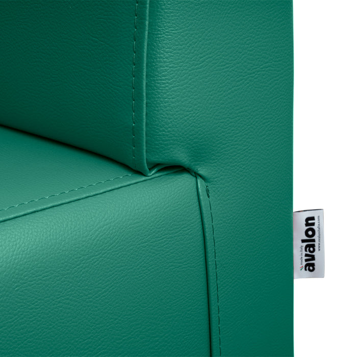 Panda 2-seater bar sofa in Mamba imitation leather
