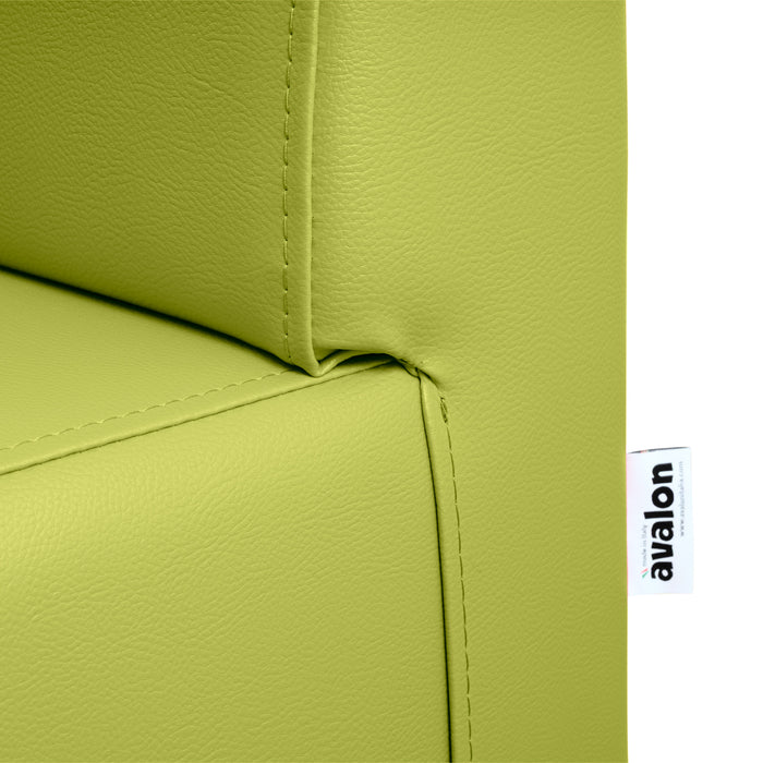 Panda 2-seater bar sofa in Mamba imitation leather