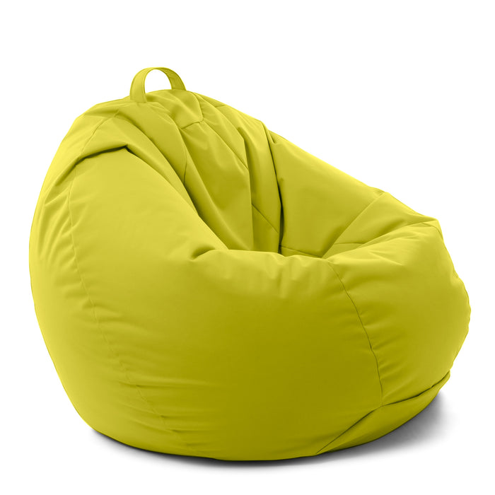 Pouf poltrona sacco Grande Softy, sfoderabile con sacca interna, Avalon in tessuto poliestere Jive per interno, Imbottito, Antistrappo, Impermeabile Dim: Ø80 x H75cm