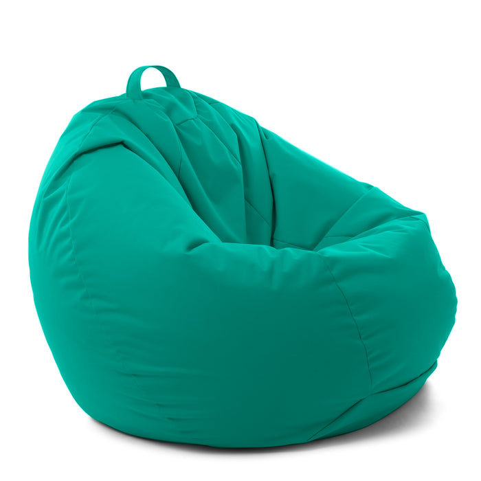 Pouf poltrona sacco Grande Softy, sfoderabile con sacca interna, Avalon in tessuto poliestere Jive per interno, Imbottito, Antistrappo, Impermeabile Dim: Ø80 x H75cm