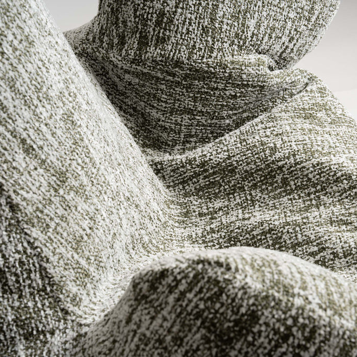 Pouf Poltrona Sacco Grande Ploof Avalon in tessuto Grisaglia per interno dim. Ø85 x H90 cm