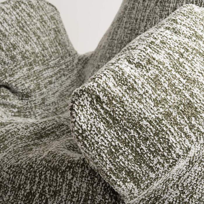 Pouf Poltrona Sacco Grande Ploof Avalon in tessuto Grisaglia per interno dim. Ø85 x H90 cm