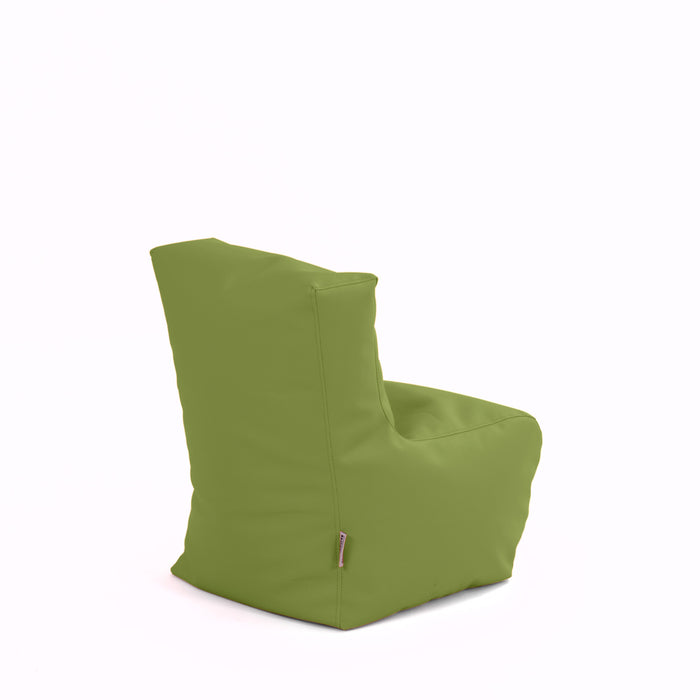 Discounted - Avalon Pouf Mini-Lady Classic Jazz Leatherette Armchair Dimensions 40x40 cm, h 55 cm Color Apple Green
