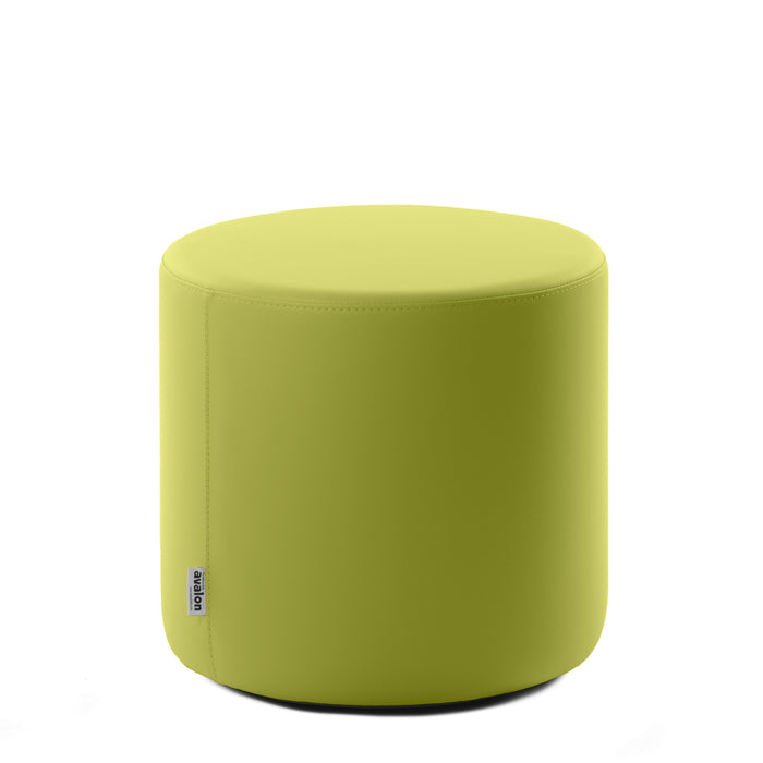 Avalon Rigid Cylinder Pouf Faux Leather Jazz for Indoor and Outdoor Dim: Ø40 cm X H43 cm