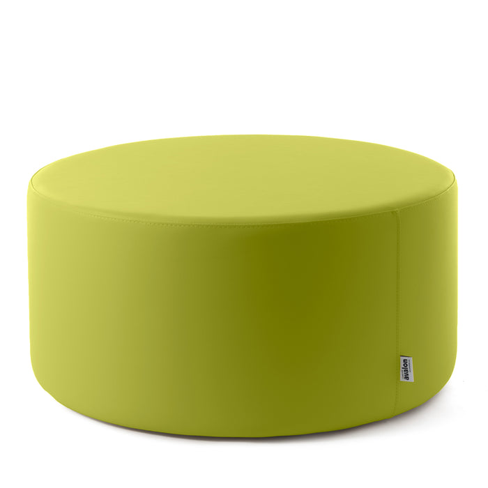 Avalon Pouf Rigido Cilindro Similpelle Mamba Trendy Classe 1-IM Ignifugo per Interno ed Esterno. Dim: Ø90 cm X H43 cm