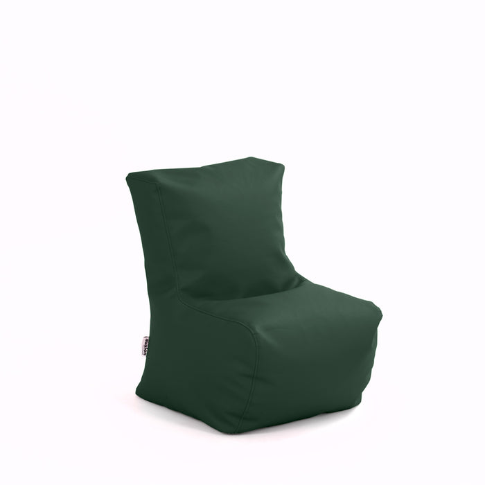 Discounted - Avalon Pouf Mini-Lady Classic Jazz Leatherette Armchair Dimensions 40x40 cm, h 55 cm Color Dark green