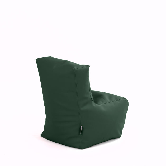 Discounted - Avalon Pouf Mini-Lady Classic Jazz Leatherette Armchair Dimensions 40x40 cm, h 55 cm Color Dark green