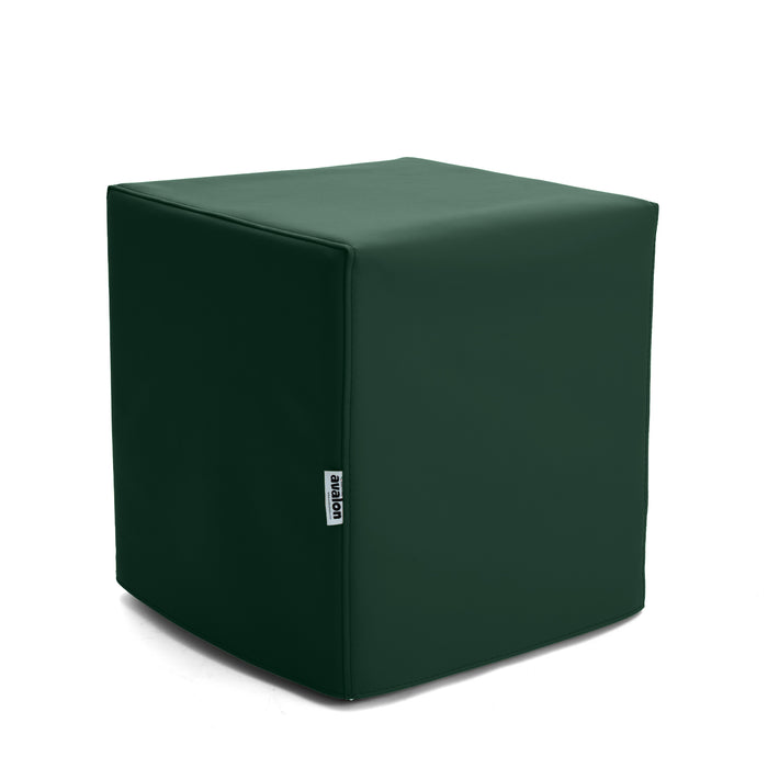 Pouf Cubo Rigido Sfoderabile 40x40 cm in Ecopelle Antimacchia o Velluto Avalon – Design Moderno Made in Italy