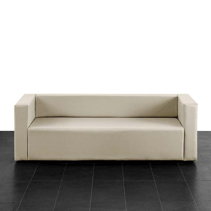 Puma 3-seater sofa with armrests in Mamba leatherette