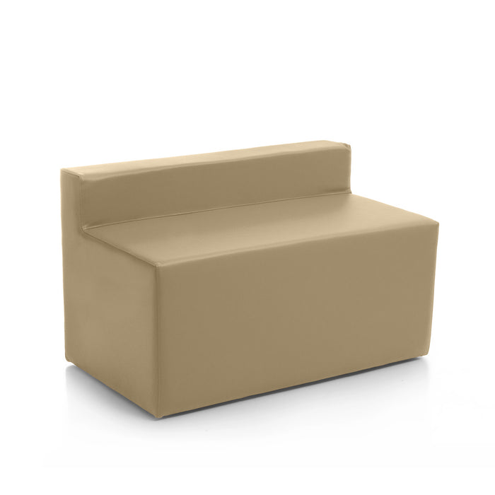 Dingo 2-seater bar sofa in Mamba imitation leather