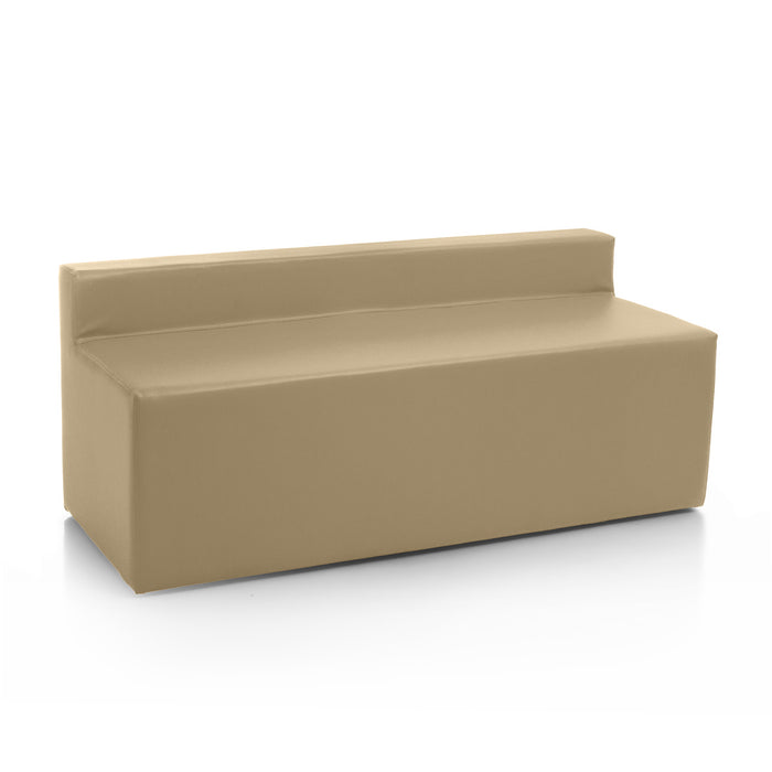 Dingo 3-seater bar sofa in Mamba imitation leather