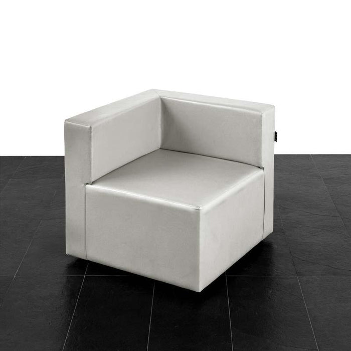 Puma 1-seater corner sofa in Mamba leatherette