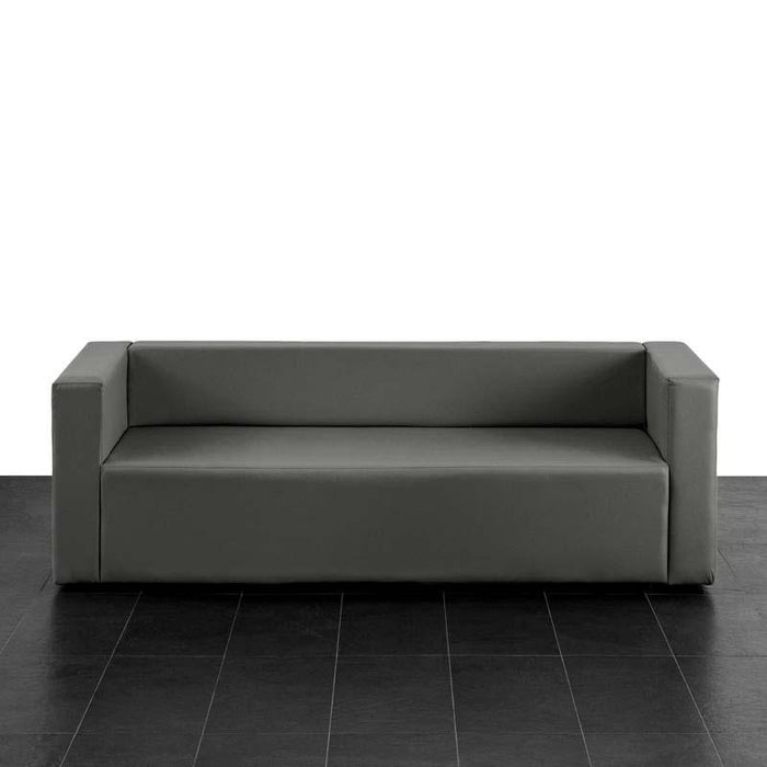 Puma 3-seater sofa with armrests in Mamba leatherette