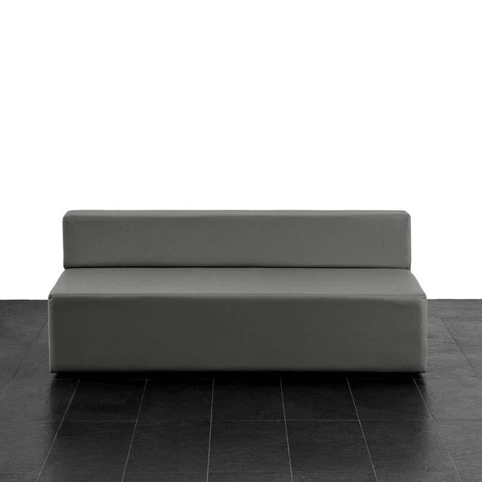 Puma 3-seater sofa without armrests in Mamba leatherette