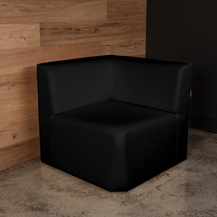 Panda corner bar sofa in Mamba imitation leather