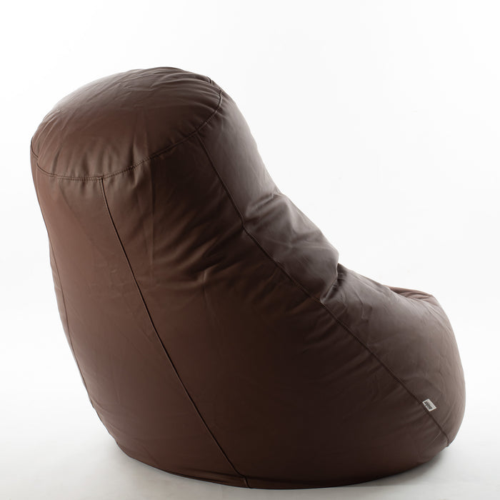 Scontato - Pouf Armchair Giant Bag BAG XXL Leatherette jazz Cod_043 color Brown dim. 80x150cm