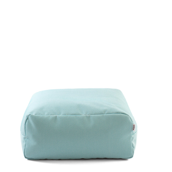 Twill soft square pouf in Funny fabric for outdoor dim: 80x80x30 cm