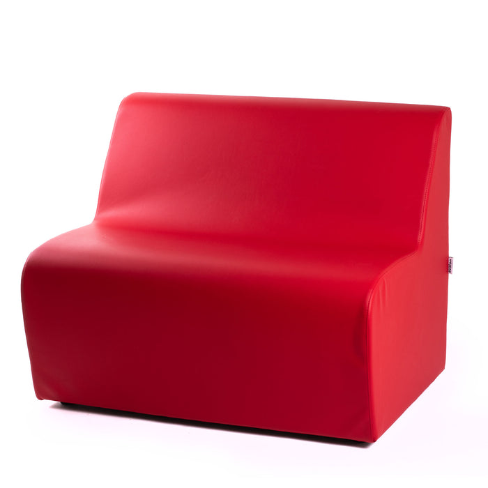 Discounted - Avalon sofa Cod_014 in Mamba imitation leather color Red Dim: 100x70x H 80 cm