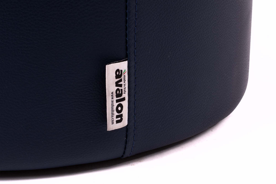 Scontato - Avalon Cod_019 Blue color Mamba top hat with contrasting white rivet Diam: 45 x H 43 cm 