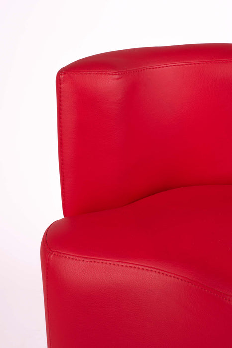 Discounted - Avalon sofa Cod_04 with wheels in imitation leather Dim: 50x52x70 cm