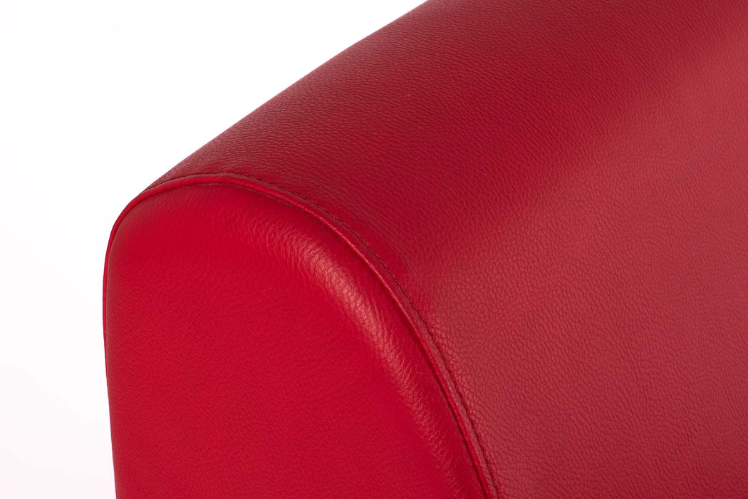 Discounted - Avalon Sofa Cod_011 in Mamba faux leather Dim: 50x73x H 70 cm