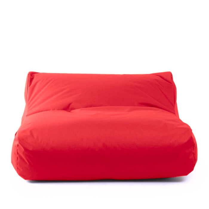 Gaia double XL double armchair pouf in Samba fabric for outdoor Dim: 125x120 cm
