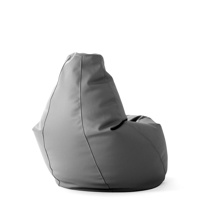 Puf Sillón Big Bag BAG L Mamba polipiel dim. 80 x 125 cm - Para ambientes internos y externos
