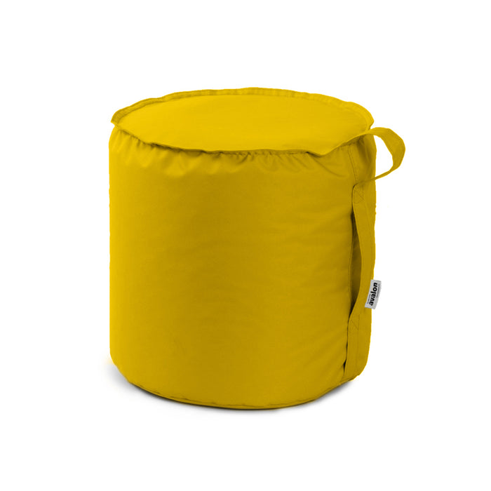 Avalon Pouf Tea Cylinder armchair in tearproof technical fabric for indoor use