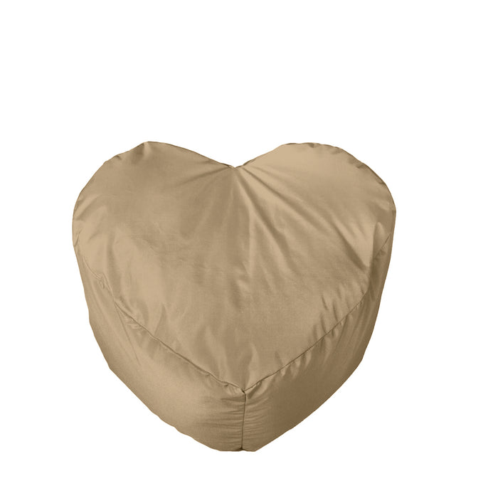 Jive Medium Heart Pouf Padded Tearproof Technical Fabric Dim: 70x38x60 cm - Avalon