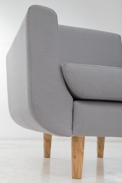 Discounted - Boracay Single Armchair - Stain Resistant STAIN Fabric - Avalon