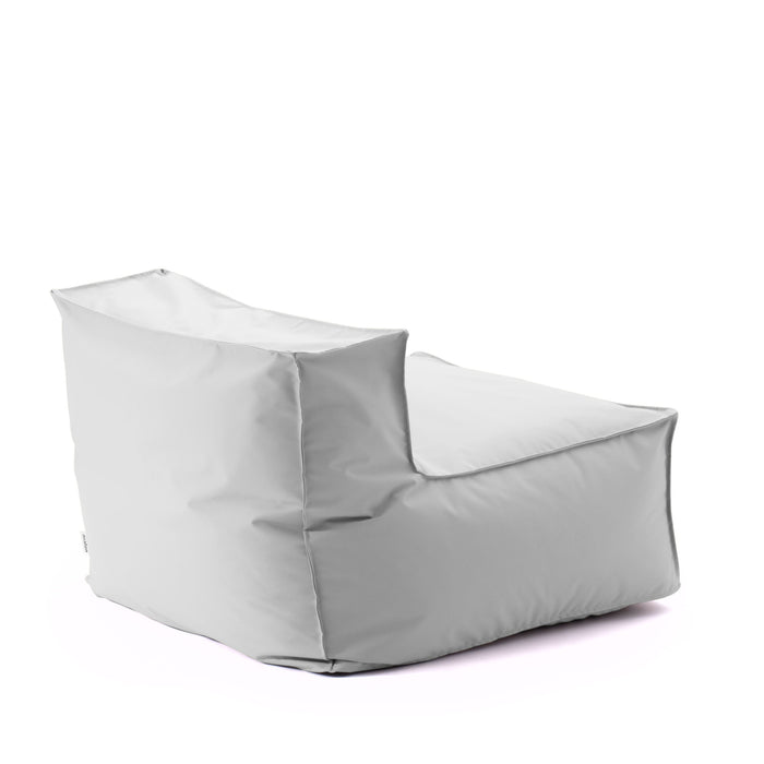 Deluz 1 seater pouf armchair for outdoor in Samba polyester fabric dim: 98x98x65 cm
