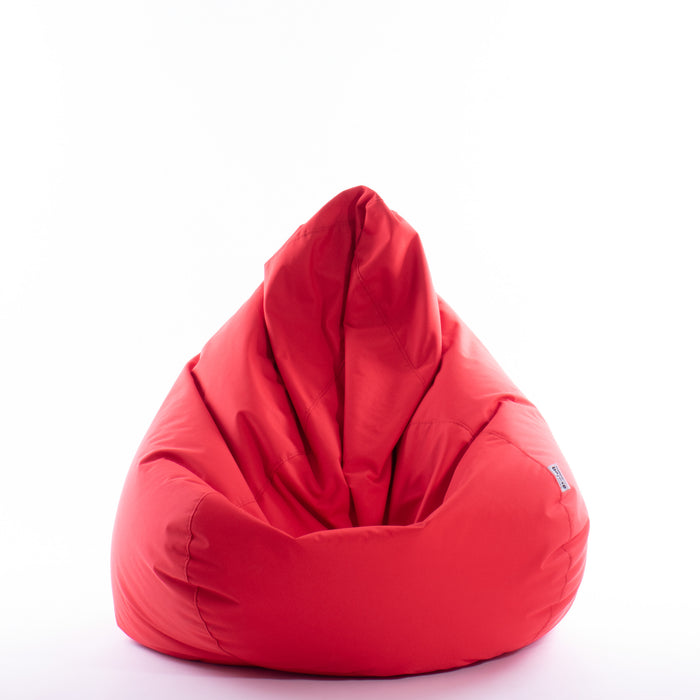 Triangle puff sack Cod_046 limited edition in polyester fabric dim: 78x78 cm - Red