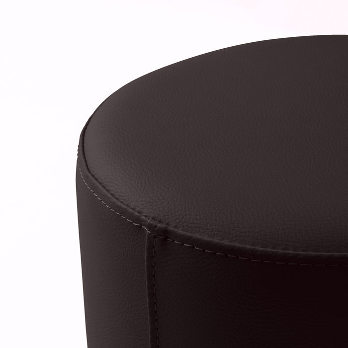 CYLINDER Coffee Table Pouf Faux Leather Mamba Trendy Diam. 90 cm, Height 43 cm - Table - Avalon