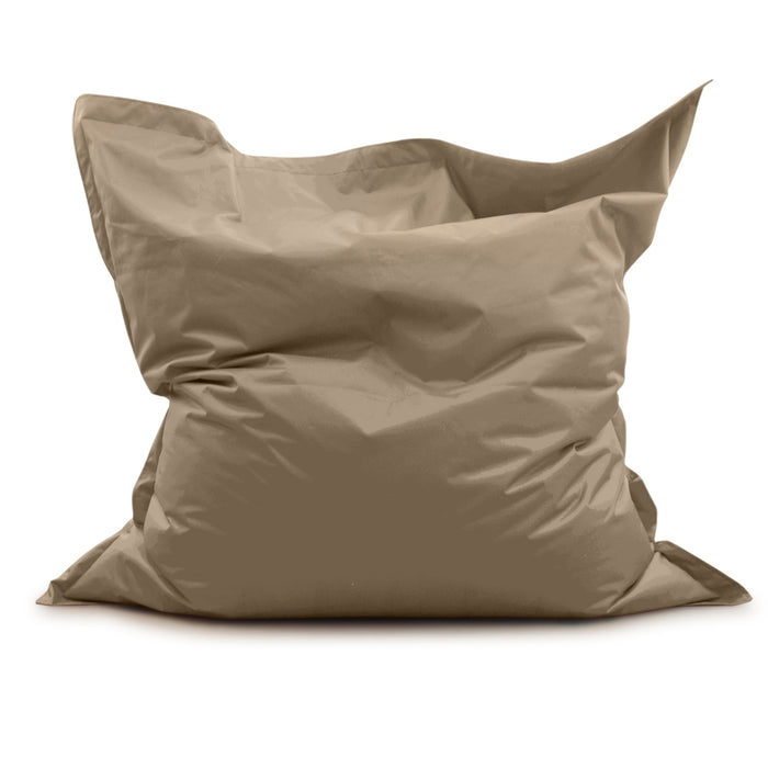Thin Medium Square Pouf Cushion in Samba fabric for outdoor dim 140x140x30 cm