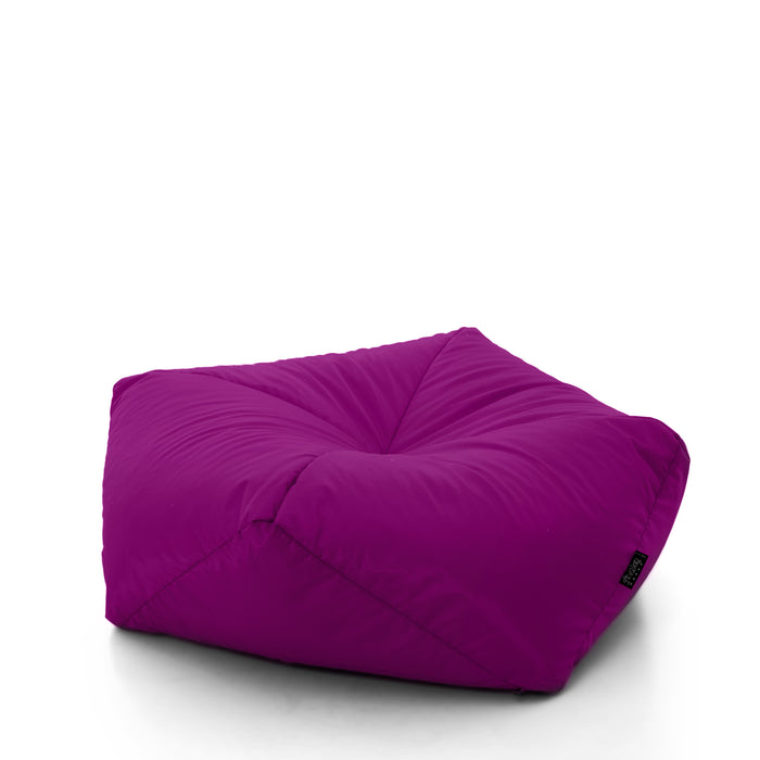 Star-shaped pouf in anti-trap fabric padded with polystyrene Made in Italy Dim: 70x35 cm